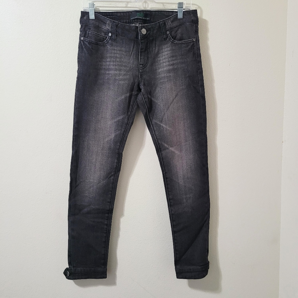 Research development black ankle jeans 27